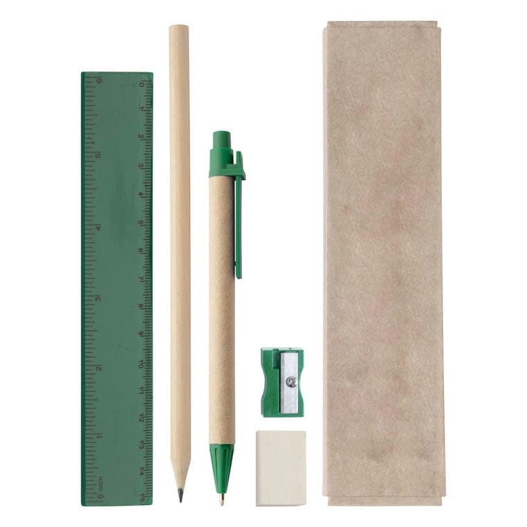 Set instrumente de scris Gabon verde natural